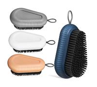 FRCOLOR 4pezzi Spazzola per Strofinare Bucato Cappotto Scarpa di Plastica Strumenti per Pulizia Multiuso in Cucina Bagno