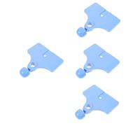 FRCOLOR 4pezzi Vassoio Per Infusione Professionale Plastica Con Design Arrotondato Supporto Per Accessori Medici Piastra Per Stoccaggio Strumenti Ospedalieri Compatibili Con Bottiglie Da