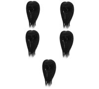 FRCOLOR 5 parrucche invisibili per donne con capelli diradati, per capelli corti, per donne che sbattono l'aria, blocco per capelli nuovi, pettine per capelli