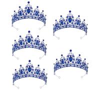 FRCOLOR 5 Pezzi Copricapo Da Sposa Di Strass Per Matrimonio Fascia Per Da Sposa Per Donna Per Donna Strass