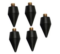 FRCOLOR 5 pezzi Ricariche Cera per Penna Dotting per Arte con Pietre Testine Doppie Nere Accessori per Applicazione Precisa e Sicura Compatibili con Kit Te Mani Comode per Lavori