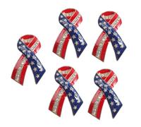 FRCOLOR 5 Pezzi Spilla Corpetto Molletta Per Vestiti Alla Moda Distintivi in stile Americano Decorazione Di Costumi Decorazione Del Pettorale Decorazione Di Vestiti Lega