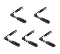 FRCOLOR 5 Pz Attacco Asciugacapelli Diffusore Universale Asciugacapelli Con Spazzola Rotante Piastra Per Pettini Piastra Per Da Viaggio Asciugacapelli a Spazzola Plastica Black