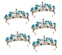 FRCOLOR 5 Pz diadema nuziale accessori acconciature sposa accessori per acconciature sposa copricapo della sposa del ballo di fine anno coroncina sposa diademi nuziali per la sposa