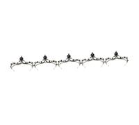 FRCOLOR 5 Pz nera diadema di corone di strass copricapo da sposa nuziale accessori per con strass copricapo della sposa femminile Lega di zinco Black