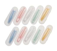 FRCOLOR 5 Set accessori per lenti a contatto applicatore di lenti a contatto strumento di inserimento contatti stantuffo di contatto custodia per lenti a contatto caso chiaro