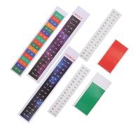 FRCOLOR 5 set Adesivi per Kalimba Colorati per Principianti Etichette Note Musicali Rimovibili per Tasti Thumb Piano Adesivi Tastiera Facili da Leggere e Resistenti per Allenamento