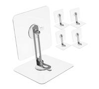 FRCOLOR 5 set Ancoraggi per Antiribaltamento Sicuri e Resistenti per Protezione per Librerie Comò e Armadi Kit Sicurezza per Facile Installazione e Affidabilità