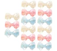 FRCOLOR 5 Set Di Accessori Per Per Ragazze Fermagli Per Da Donna Fermagli Per Con Fiocco Per Donne Fermagli Per Da Ragazza Mollette Per 3 Pezzi*5