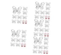 FRCOLOR 5 Set Di Ciondoli Per Unghie A Forma Di Farfalla Durevoli Ciondoli Per Nail Art 3d Accessori Per Decorazioni Per Unghie 10 Pezzi*5