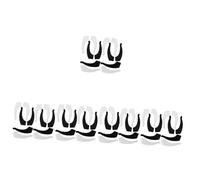 FRCOLOR 5 Set Di Cuscinetti Auricolari Per Occhiali Facili Da Usare Portatili E Comodi Per Lavoro Esercizio Ufficio 6 Paia * 5