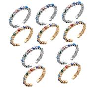 FRCOLOR 5 Set Evil Eye E Aperto Design Per E Ragazze Antistress Resistente E Confortevole Per Ogni Occasione 2 Pezzi*5