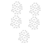 FRCOLOR 5 Set Naselli Per Occhiali Accessori Per Occhiali Naselli Antiscivolo Per Occhiali Pad Naso Morbido Occhiali Cuscinetto Per Occhiali Nasello Per Occhiali Gel Di Silice 20 Paia*5