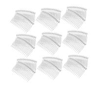 FRCOLOR 50 Pezzi Di Pettini Per Capelli In Plastica Trasparente Pettini Trasparenti Per Capelli Da Donna A Velo