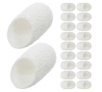 FRCOLOR 50 Pezzi Esfoliante Viso in Baco da Seta Bianco per Donne, Pulizia della Pelle e Semplificazione del Viso, per Spa e Uso Domestico