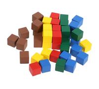 FRCOLOR 50 pezzi Pedine Legno per Giochi da Tavolo Multicolori Pedoni Scacchi in Legno Piccoli Accessori per Giochi di Strategia e Progetti Creativi