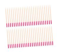FRCOLOR 50 Pezzi Strumenti Per Manicure Bastoncini Per Lucidare Unghie Bastoncino Per Unghie in Legno Bastonci Spingi Cuticole Roseo