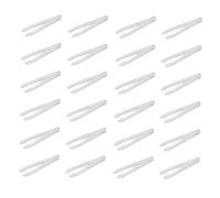 FRCOLOR 50pezzi Mollette Per Trucco in Plastica Trasparente Clip Per Adesivi Per Palpebre Doppie Strumento Di Rimozione Della Maschera Per Uso Quotidiano