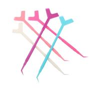 FRCOLOR 50pezzi Pettine per Ciglia Strumento per Extension Ciglia Pennello per Mascara Caldo Pennello per Mascara Y Aiuto per Stirare le Bastoncino