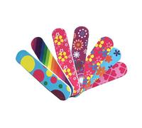 FRCOLOR 50pezzi Unghie Mini Doppia Faccia Strumenti Manicure Per Donne Resistente e Confortevole Per Arte Delle Unghie