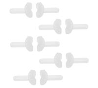 FRCOLOR 5paia Timbro Sotto le Ciglia Riutilizzabile in Silicone Kit per Esercitarsi le Ciglia Inferiori Fai da Te senza Strumento per Trucco Naturale per Principianti