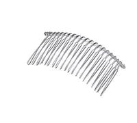 Frcolor 5pcs 20 Fermagli per Capelli in Metallo, Pettine con Filo di Ferro Inserito, Pettini Laterali per Velo da Sposa, per Donne e Ragazze