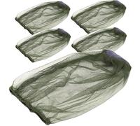 FRCOLOR 5pezzi Cappello Da Pesca Con Rete Protettiva Leggero e Traspirante Accessori Per Apicoltura e Attività Outdoor Per Campeggio e Giardinaggio