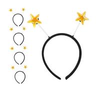 FRCOLOR 5pezzi Cerchietto Stella per Capelli Divertente Accessori per Costume da Marziano per Feste Natalizie Halloween Capodanno Decorazioni per Feste
