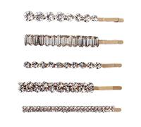 FRCOLOR 5pezzi Fermagli Per e Brillanti Clip Per Accessori Per Diverse Acconciature e Speciali
