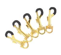 FRCOLOR 5pezzi Gancio Girevole Scatto in Metallo Per Tracolla Per Sassofono Clip Grilletto Per Cinturino Per Strumenti Fiato Connettore Rapido Per Cinghia