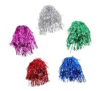 FRCOLOR 5pezzi Parrucche Lucide Scintillanti Per Feste in Maschera Cosplay e Halloween Copricapo Colorato Per Accessori Da Festa Divertenti