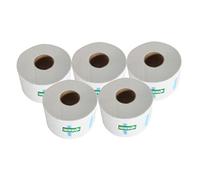 FRCOLOR 5pezzi Strisce Usa e Getta Per Collo Professionali Per Parrucchieri Da Carta Elastico Bianco Per Saloni Di Bellezza e Acconciature