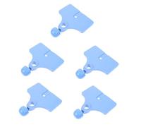 FRCOLOR 5pezzi Supporto Vassoio Per Infusione Vassoio Portaoggetti Leggero Per Strumenti Medici Installazione Facile e Pratica Per Bottiglie e Forniture Mediche Compatibile Con Fornitori