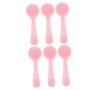 FRCOLOR 6 pennelli per la del viso, in silicone, per la pulizia profonda del viso, massaggiatori manuali, idratanti, burro palmare, 6 pezzi