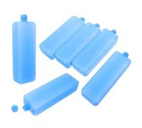 FRCOLOR 6 Pezzi Box per Vacanze Estive di Ghiaccio Riutilizzabile in PE Blu Leggero e Facile da Trasportare e Trasporto di Alimenti Freschi Come Cibo e Verdura