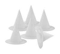 FRCOLOR 6 Pezzi Cappelli di Carta Chiari Riutilizzabili per Attività Artistiche e Feste in Asilo, Kit Creativo per Pittura e Decorazione Interazione Genitore-figlio
