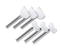 FRCOLOR 6 Pezzi Estrusore Spacciatore Di Dentifricio Schizza Il Dentifricio Distributore Chiave Tubetto Di Dentifricio Strumento Spremiagrumi Acciaio Inossidabile Silver
