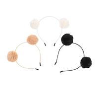 FRCOLOR 6 Pezzi fascia per hair band hair ribbon headband bandana charms fascia per ragazze pelosa modelli carini soffice invernale soffice da donna ferro