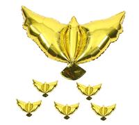 FRCOLOR 6 Pezzi Palloncini Colomba Bianco Decorativi per Matrimonio e Compleanno Palloncini Piccioni per Festa e Lancio Pace Decorazioni Eleganti e Facili da Gonfiare