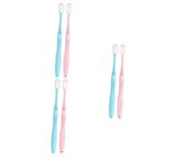 FRCOLOR 6 Pezzi Spazzolino Per Super Morbido Per Adulti Testa Piccola Ultra-Fine Diecimila Spazzolino Confinamento Maternità Post Natale Dopo Il Parto