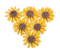 FRCOLOR 6 Pezzi Spille Fiore Margherita da Donna Spille Sicurezza Decorativa in Lega Fermacapelli Sciarpe Borse Accessori Eleganti per Festa e Ufficio