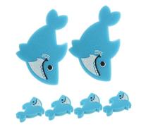 FRCOLOR 6 Pezzi Spugne Bagno Tema Pesce Spugne Morbide Esfolianti per Ragazzo Ragazza Giocattoli Bagno Animali Marini Divertenti e Sicuri