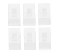 FRCOLOR 6 pezzi Trasparenti per Orologi Custodie Quadrate Estraibili per Contenitori Orologi Organizer Compatti e Leggeri per Viaggio e Casa Materiale Sicuro per Conservazione Protetta