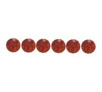 FRCOLOR 6 Pz Artigianato da intaglio palline antistress cinesi arredamento del tavolo giocattoli ornamento di decompressione artigianato in legno scrivania Giocattolo intaglio del legno