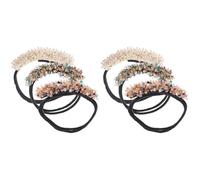 FRCOLOR 6 Pz ferro da stiro per polpette barrette forcine per bigodini calzante bigodino creatore di chignon per da donna modellatore per chignon glitterato treccia