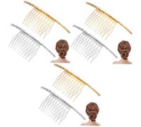 FRCOLOR 6 Pz Pettine Per Capelli Lisci Fermagli Per Le Donne Per Il Matrimonio Senza Pietà Curvo Pettine Dei Capelli Pettine Penne Styling Europeo E Americano Forcella