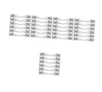 FRCOLOR 60 Pz bb clip frangetta clip fermagli per d'argento mollette per per ragazze barrette forcine fermaglio per con farfalle accessori per per donna