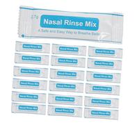 FRCOLOR 60pezzi Bustine per Lavaggio Nasale Istantaneo Detergente Nasale Base di Sali Solidi Miscela di Sali per Risciacquo Strumento per Pulizia del Naso Sollievo Allergie Stagionali