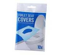 FRCOLOR 6confezioni Tappetino Per Wc in Polpa Legno Copriwater Igienico e Portatile Accessori Per Bagno Cuscino Per Wc Ecocompatibile Per Viaggi e Quotidiano