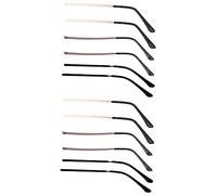 FRCOLOR 6paia Stanghette Per Occhiali Metallo Da Ricambi Facili Da Installare Per Eyeglasses e Sunglasses Comfort Ottimale e Adattabilità Superiore